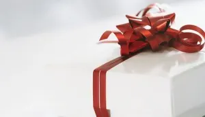 gold wedding present